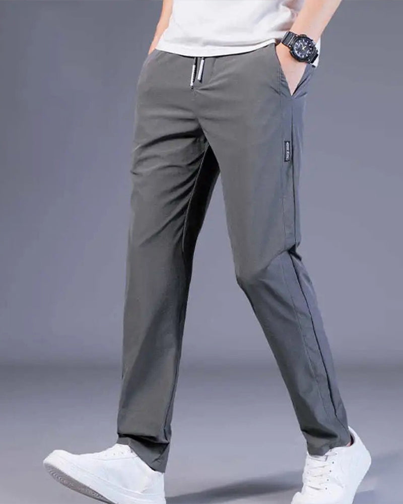 Sportliche Herrenjoggerhose Kordelzug Komfortpassform