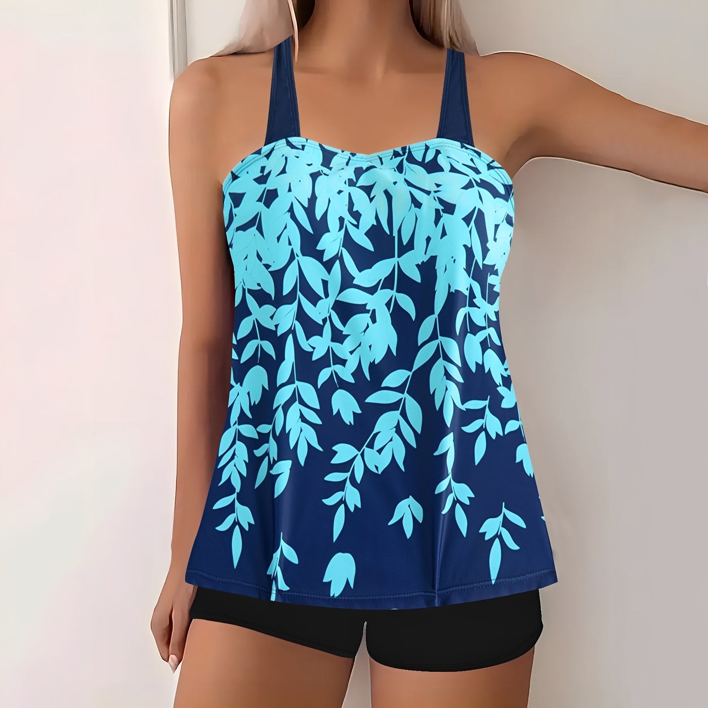 Damen Tankini Muster Stoff