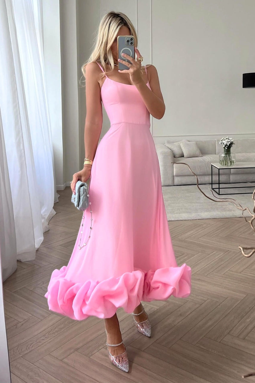 Damen Hochzeitskleid Elegantes Rüschensaum Jasmin - Norvielle