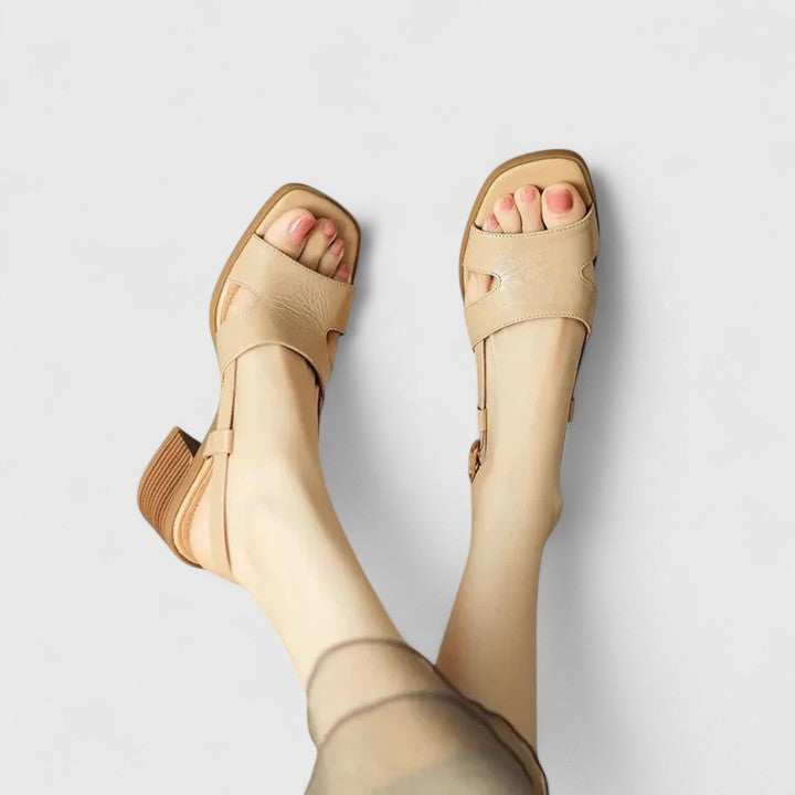 Damen Lässige Sandalen Offene Spitze Riemchen