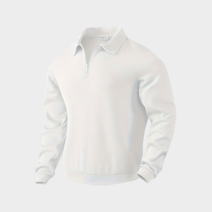 Herren Pullover Halbzipp Freizeitshirt