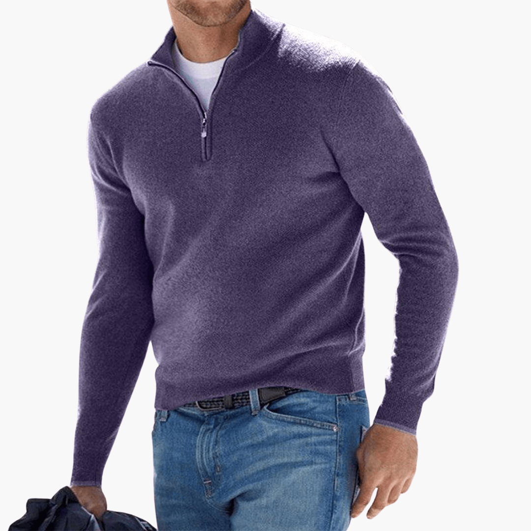 Herren Pullover mit Reißverschluss