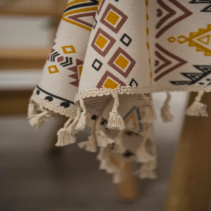 Boho Tischdecke Quasten Dekorativ