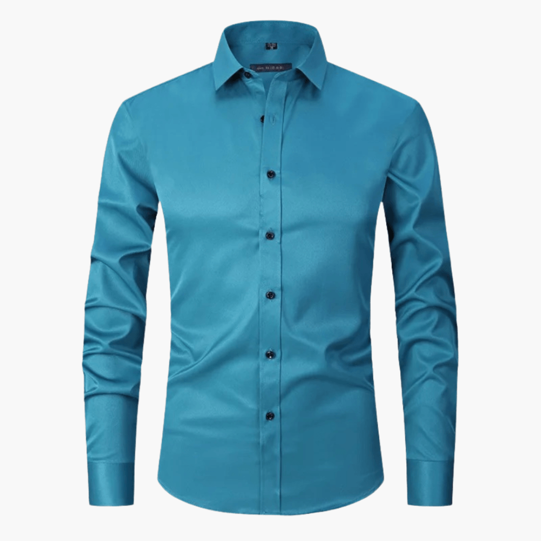 Herren Slimfit Langarmhemd