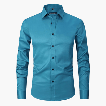 Herren Slimfit Langarmhemd