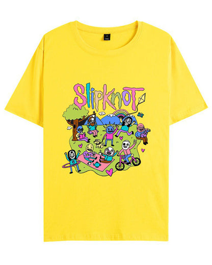 Munter Herren T-Shirt Slipknot Baumwolle