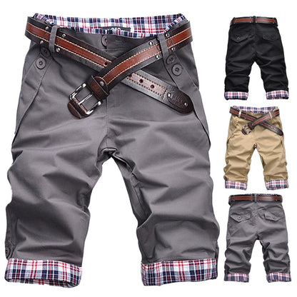 Heidi Damen Shorts Gürtel Karomuster