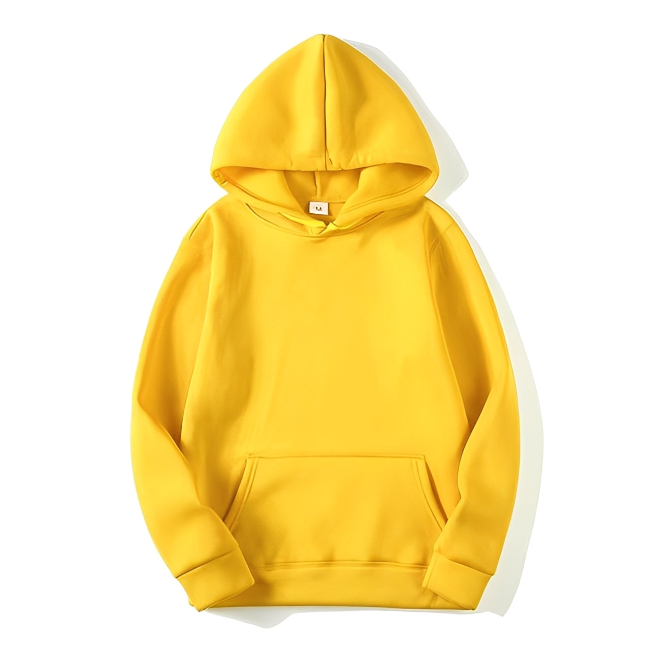 Unisex Hoodie mit Tasche Grau Baumwolle