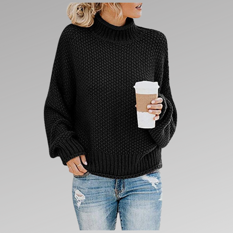 Braelyn Damen Pullover Hochkragen