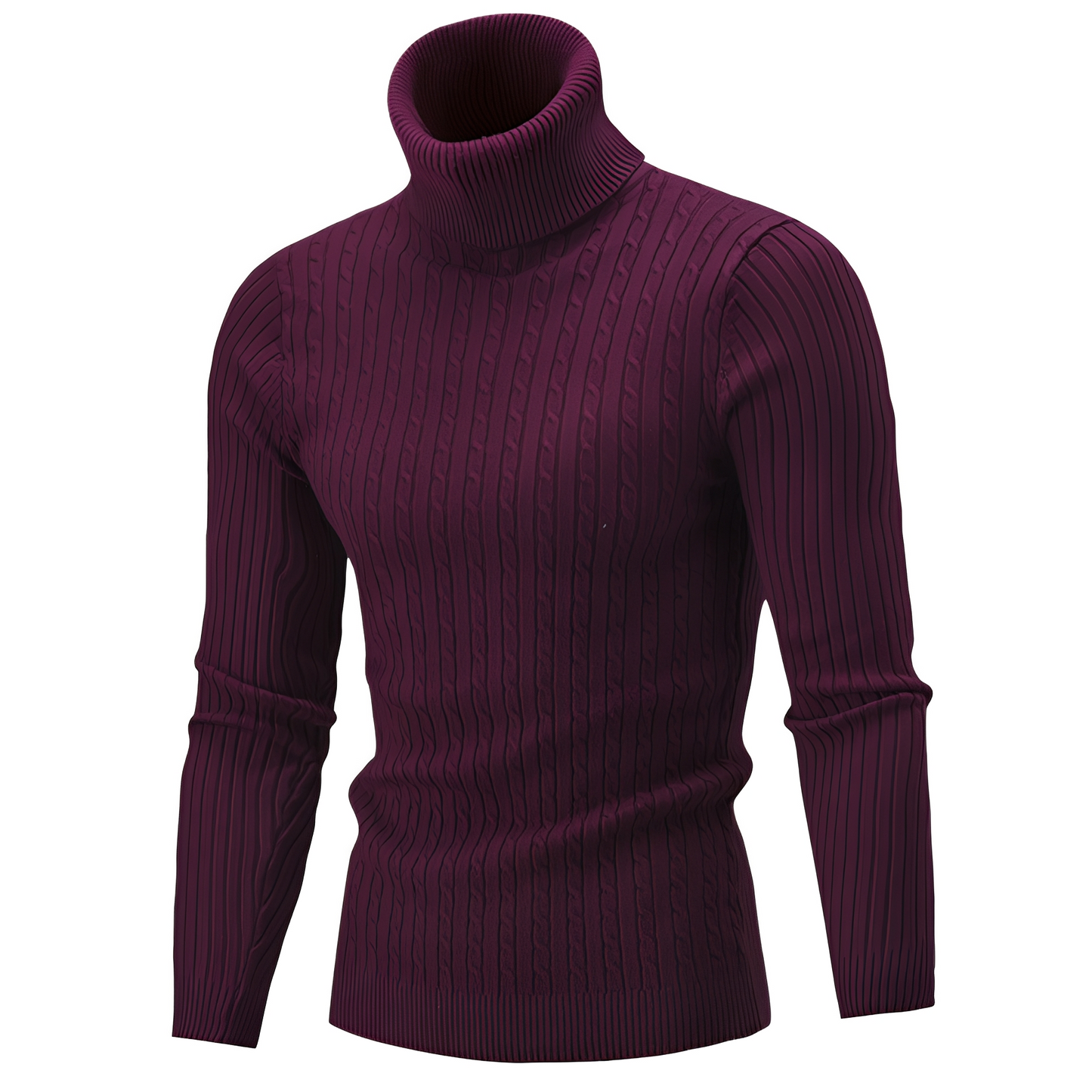 Herren Rollkragenpullover Elegantes Design