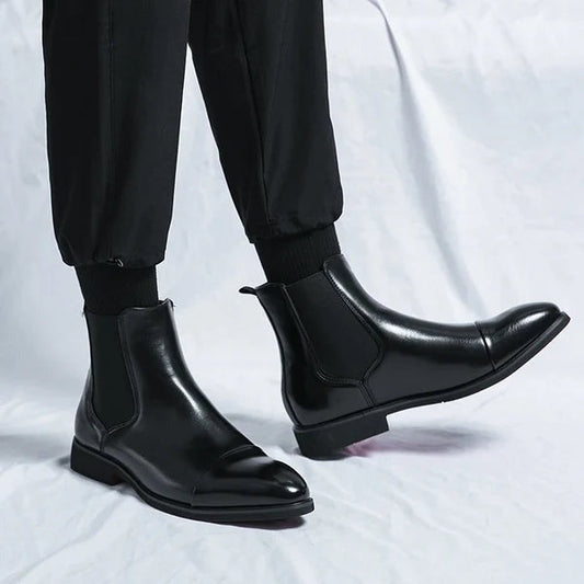 Norvielle Herrenstiefel Leder Braun - Norvielle