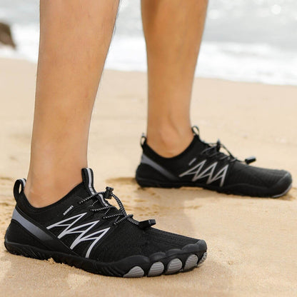 Dee Unisex Barfußschuhe Flexibles Gummisohle Schnellverschluss