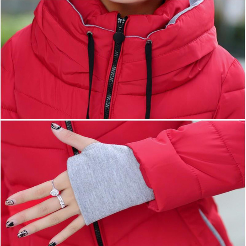 Daunen Steppjacke mit Kapuze Damen