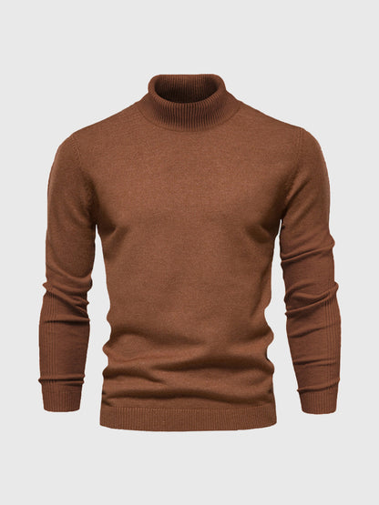 Herren Rollkragenpullover Kurz Waschbar