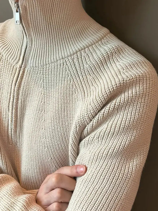 Norvielle Herren Langärmliger Strickpullover - Norvielle