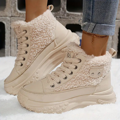 Damen Gefütterte Winterschuhe Norvielle Warm