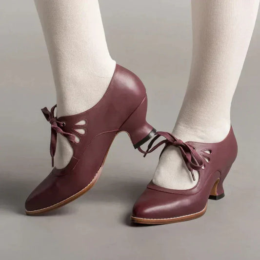 Norvielle Damen Orthopädische Schuhe Bequem Vintage-Stil - Norvielle