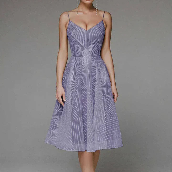 Elegantes Damen A-Linie Cocktailkleid