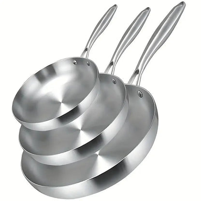 Edelstahl Bratpfanne Induktionssicher - Norvielle