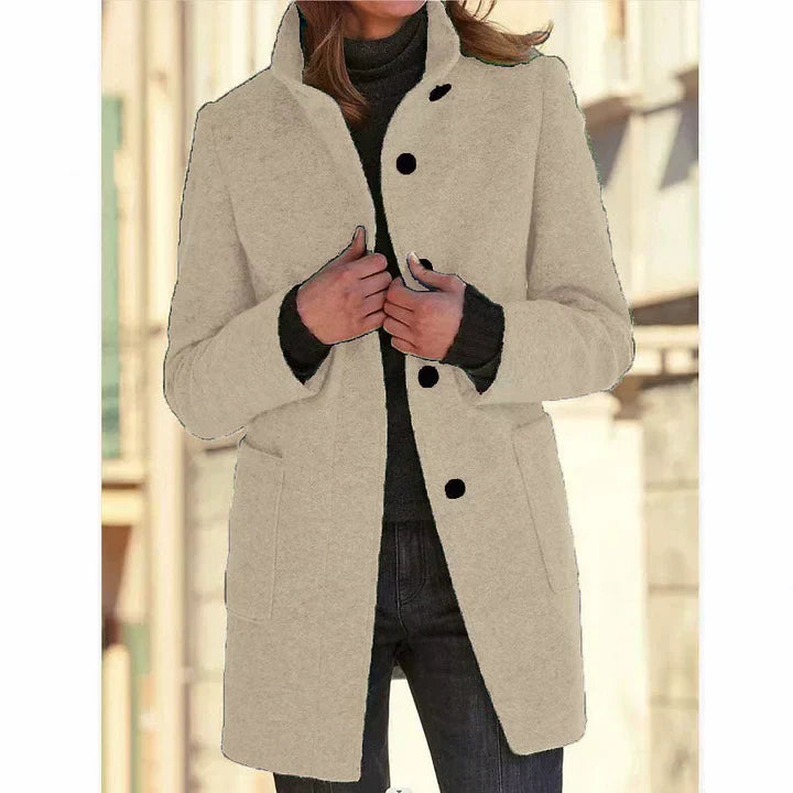 Zenny Damen Windbreaker-Jacke Elegant