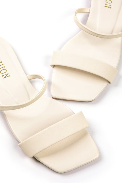 e Damen Sandalen Minimalistisches Design Leder