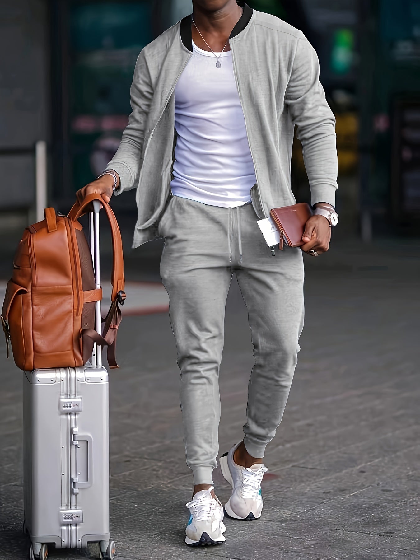 Herren Jogger Trainingsanzug Set