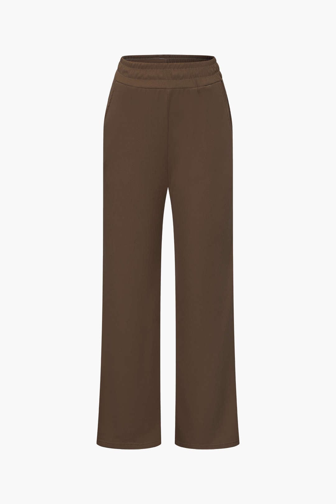 Damen Zweiteiler-Set Asymmetrisches Oberteil Weite Hose