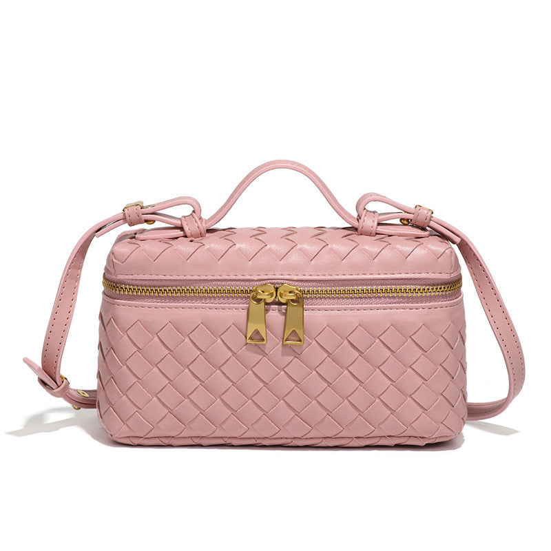 Damen Mini-Handtasche Leder mit Umhängegurt