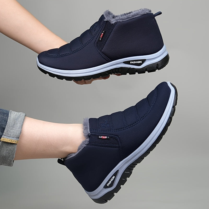 Herren Winterschuhe Elastik Mittelhoher Schnitt Warmfutter