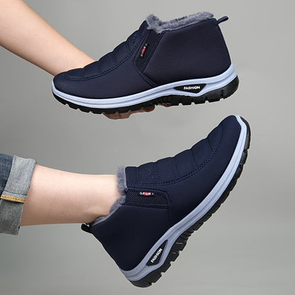 Herren Winterschuhe Elastik Mittelhoher Schnitt Warmfutter