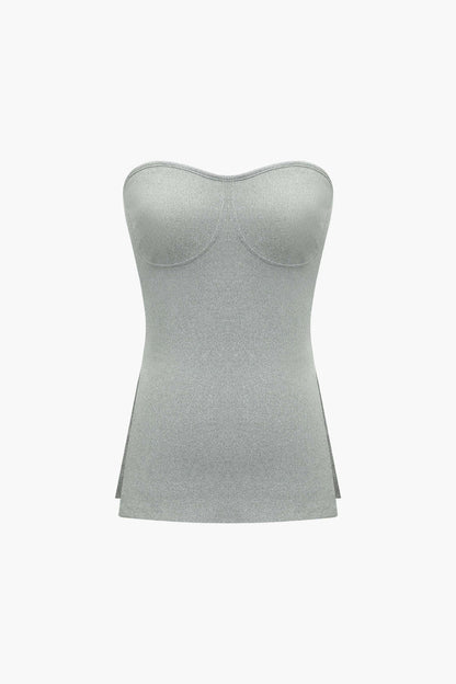 Damen Zweiteiler-Set Bustier- und Shorts Elegantes Design