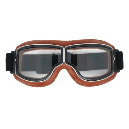 Herren Motorradbrille Polarisiert Vintage-Design