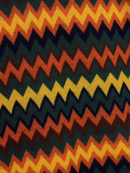 Retro Pullover Zickzackmuster