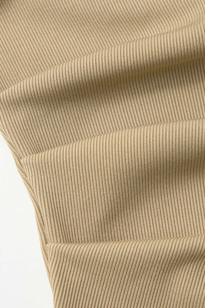 Damen Zweiteiler-Set Asymmetrisches Oberteil Weite Hose