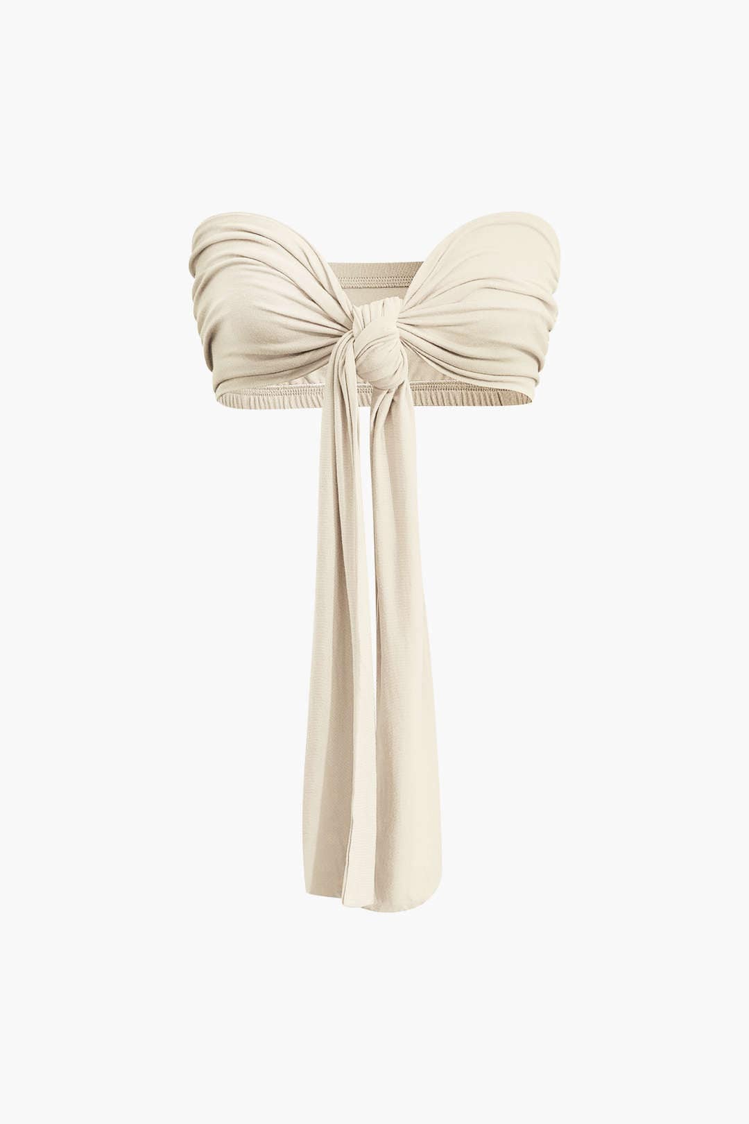 Damen Zweiteiler-Set mit Schleifen-Bandeau und Weitbein-Hose