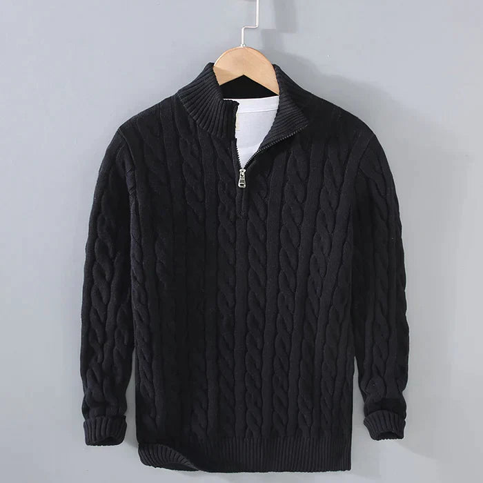 Herren Wollpullover Klassisch Warm Elegant