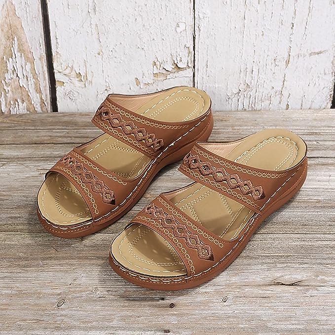 Damen Orthopädische Sandalen Komfort Unterstützung