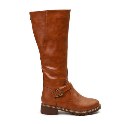 Norvielle Damen Ritterstiefel Hoch