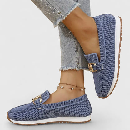 Damen Loafers Mesh Trense