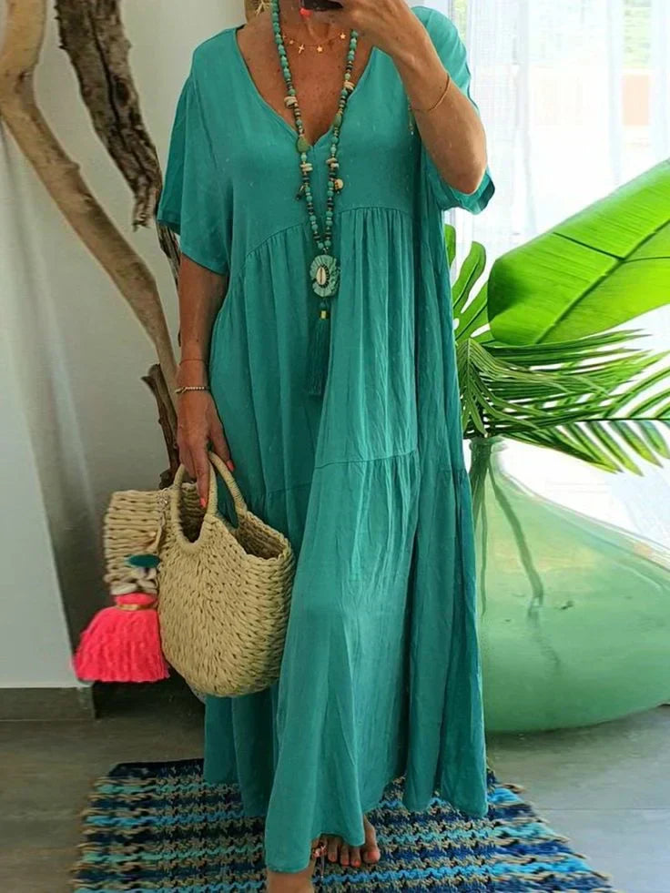 Damen Langkleid Lässig Norvielle