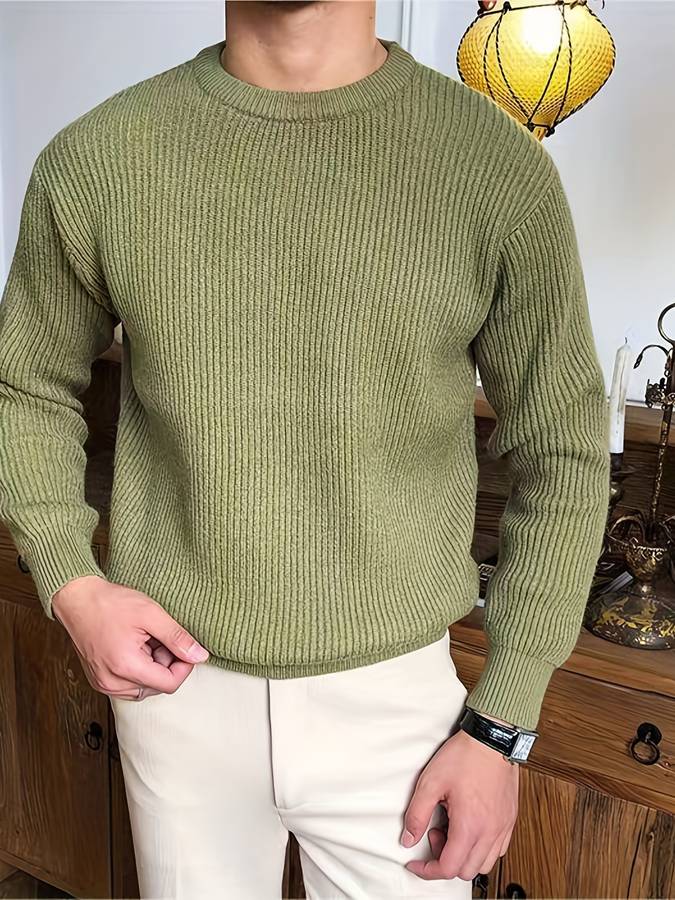 Norvielle Herren Pullover Warm Bequem