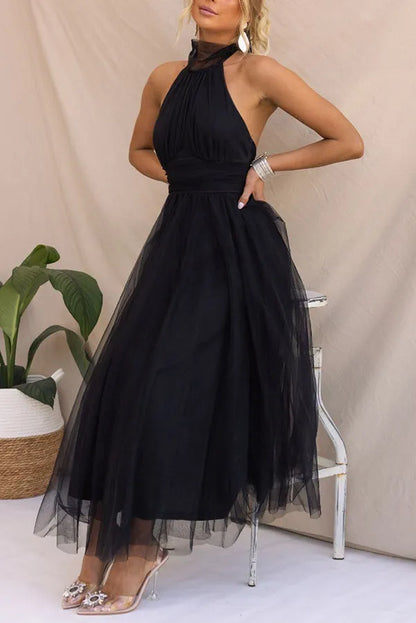 Norvielle Damen Ärmelloses Abendkleid