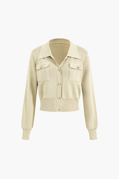 Damen Strick-Set Blazer Rock
