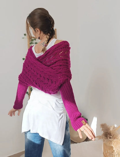 Norvielle Damen Strickschal Bequem