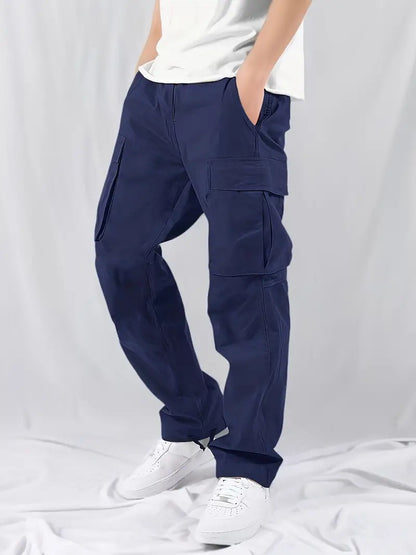 Herren Jogginghose Elastischer Bund Taschen