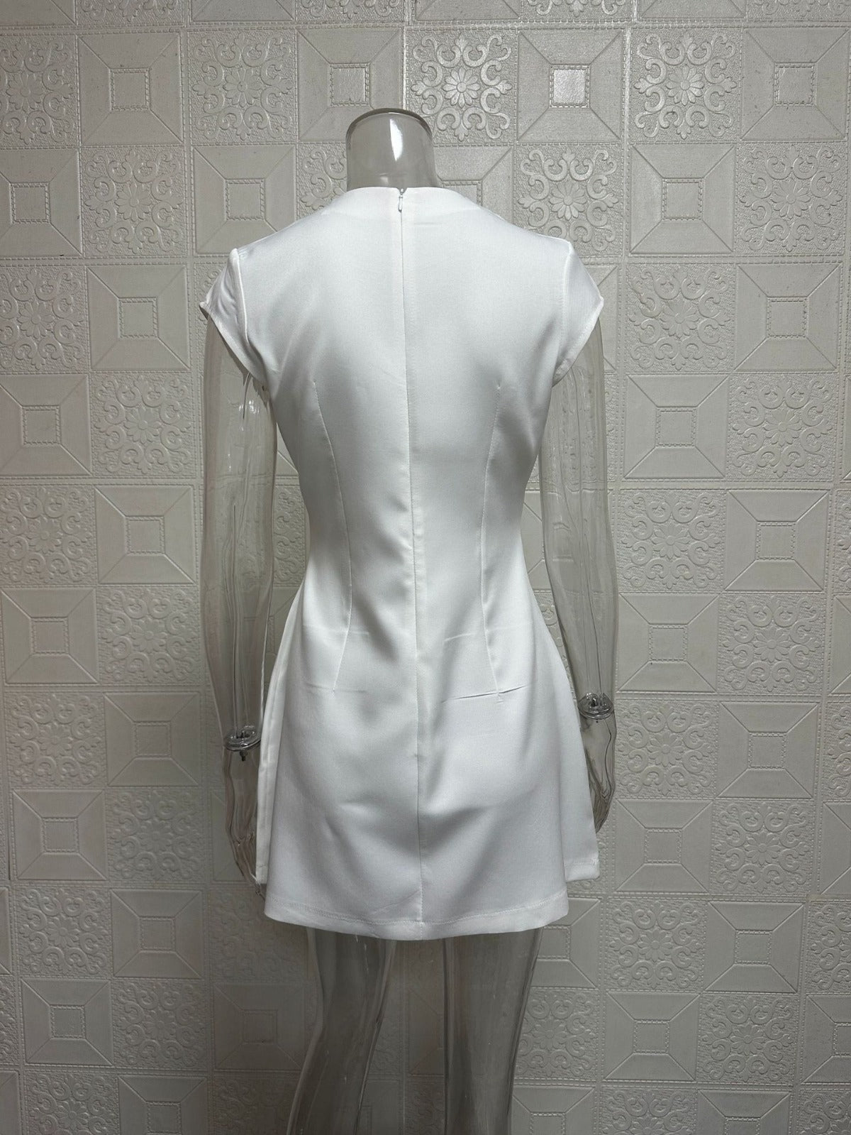 Damen Taillenkleid Taschen-Design