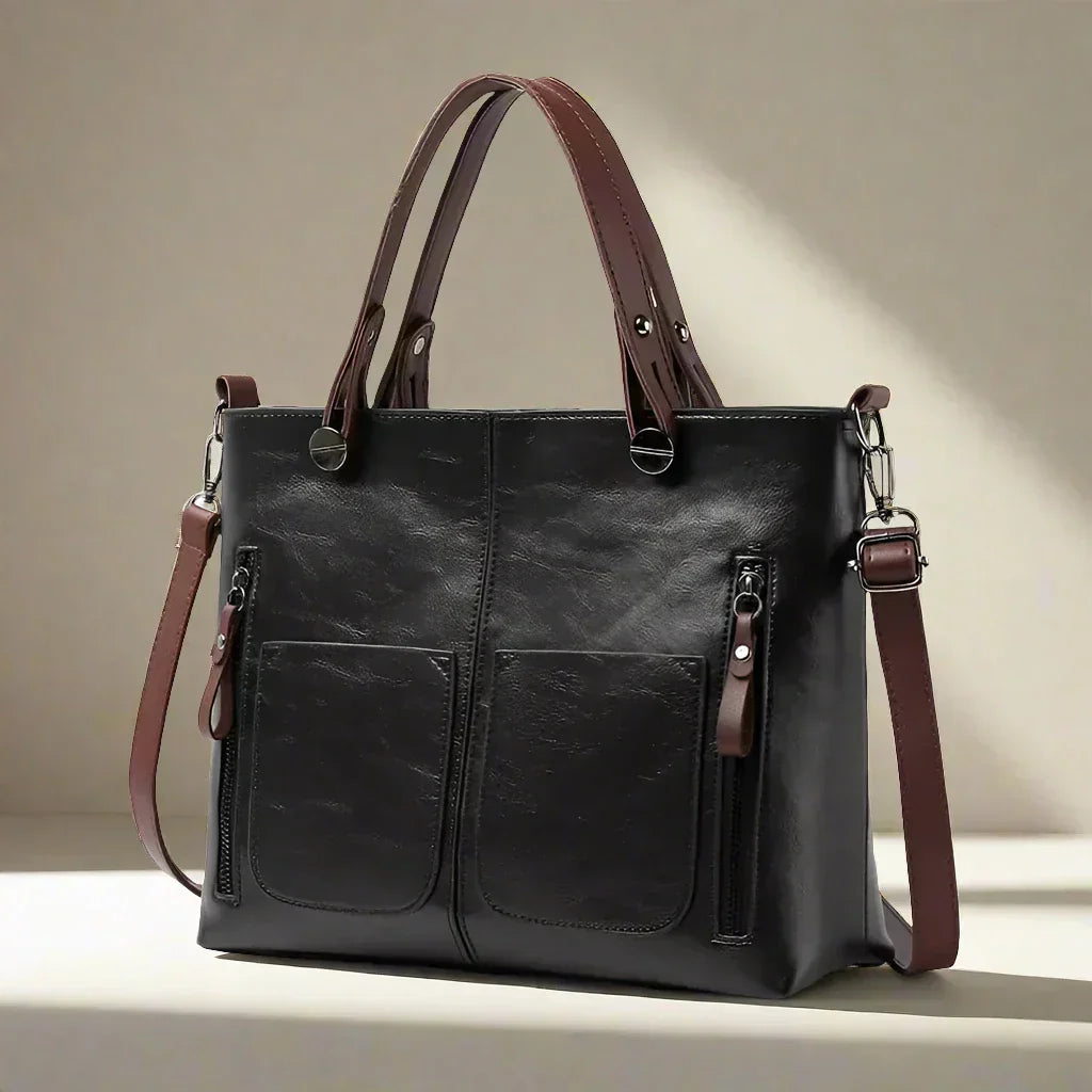 Norvielle Damen Vintage-Tasche