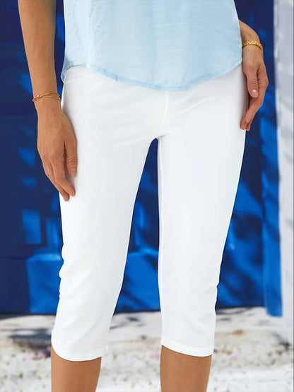 Damen Leggings Bequem Elastisch