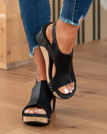 Damen Sandalen Riemen Flache Sohle