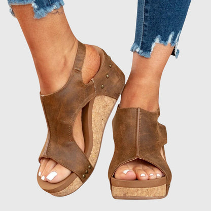 Damen Orthopädische Plattform Sandalen